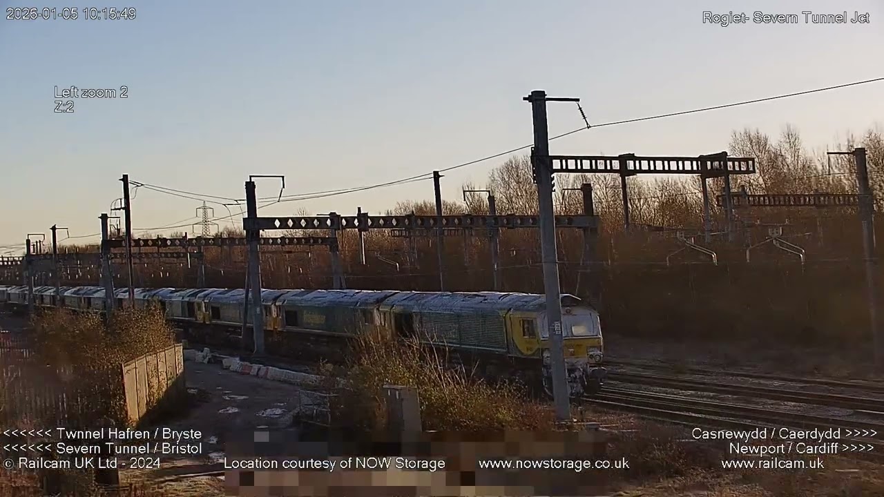 Freightliner 10 Loco Convoy Severn Tunnel Jct