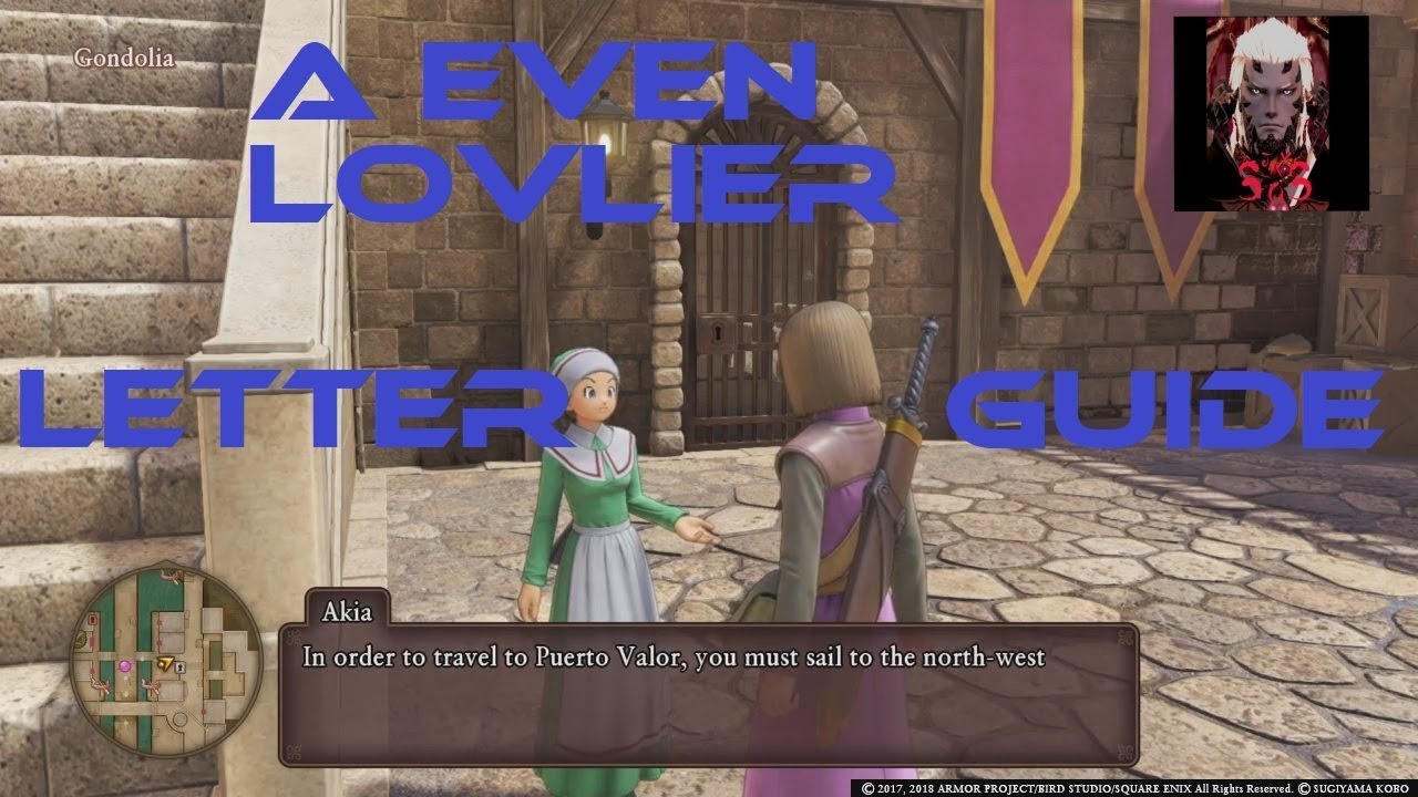 Dragon QuestXI:A even lovelier letter guide