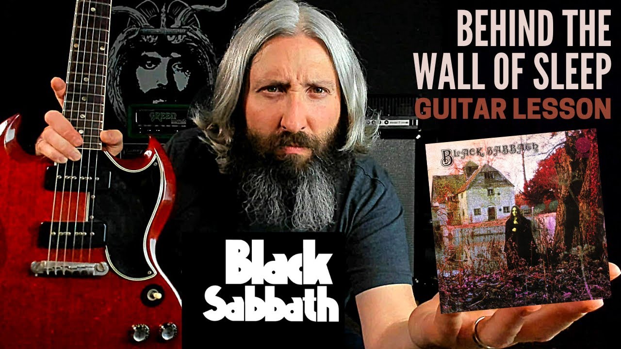 Black Sabbath Behind The Wall of Sleep: урок игры на гитаре и табулатуры