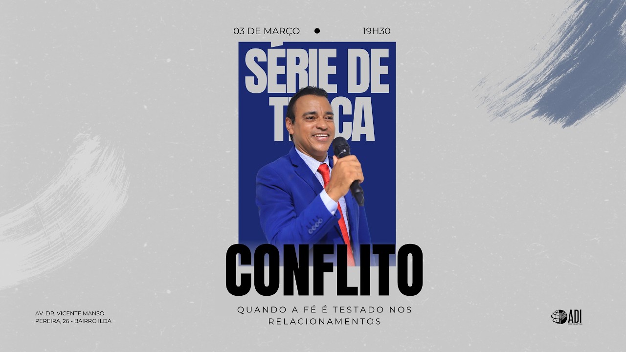 CULTO DE ENSINO // Presencial e On-Line 03/03/2026 - 19:30h