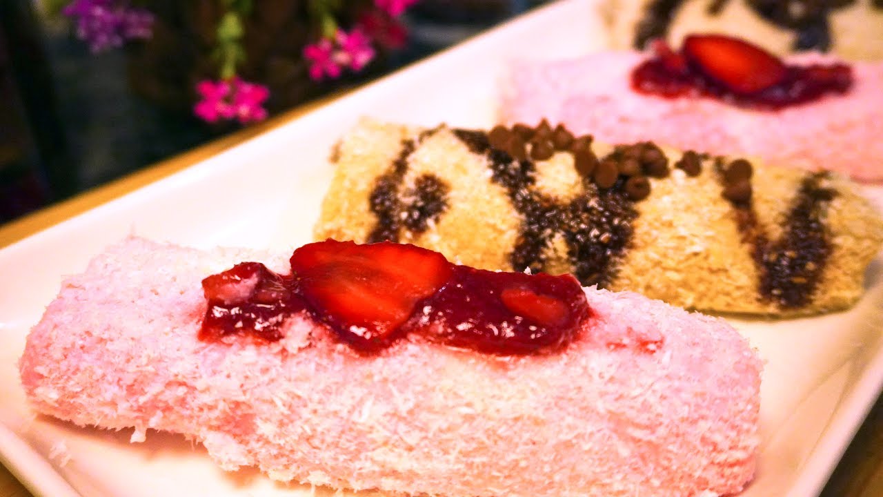 🍓☕ NO-BAKE CREAM BREAD ROLLS RECIPE | Quick & Easy Dessert Idea! #video 