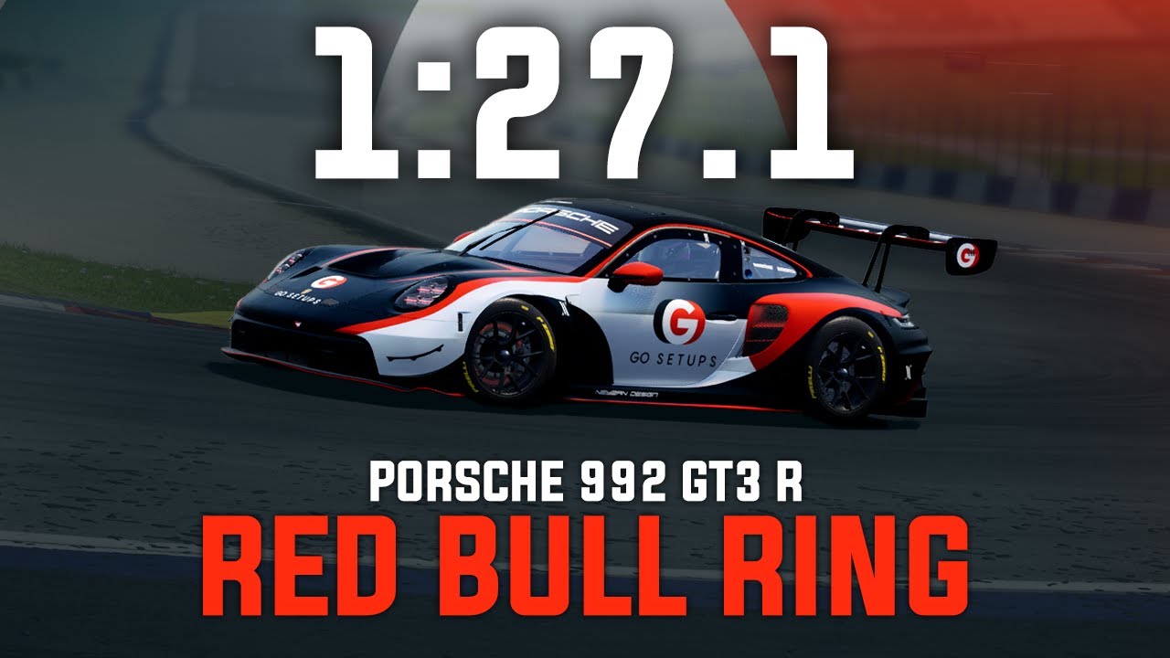 Red Bull Ring 1:27.1 - Porsche 992 GT3 R - GO Setups | ACC 1.10.2
