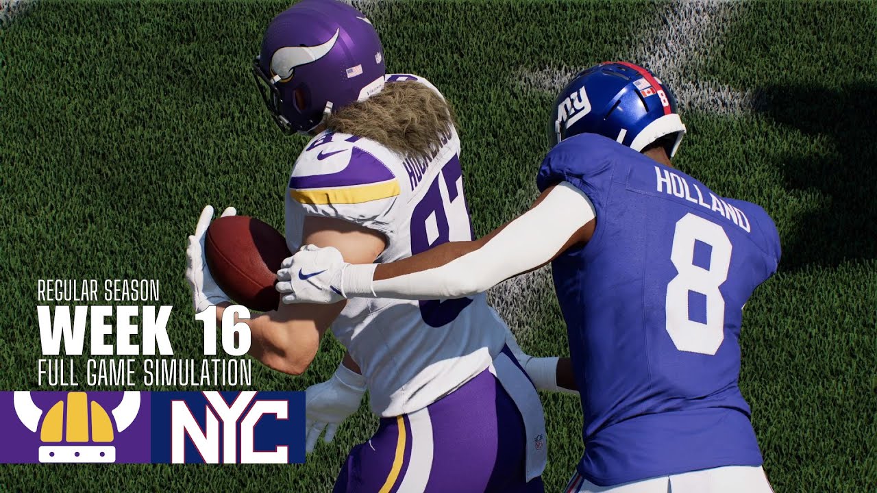 Vikings vs. Giants | 2025-26 Season Week 16 | Madden NFL 26 Simulation