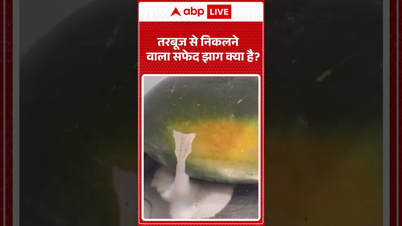 Viral Shorts : तरबूज से निकलने वाला सफेद झाग क्या है? | #foodsafty #watermalon #ytshorts
