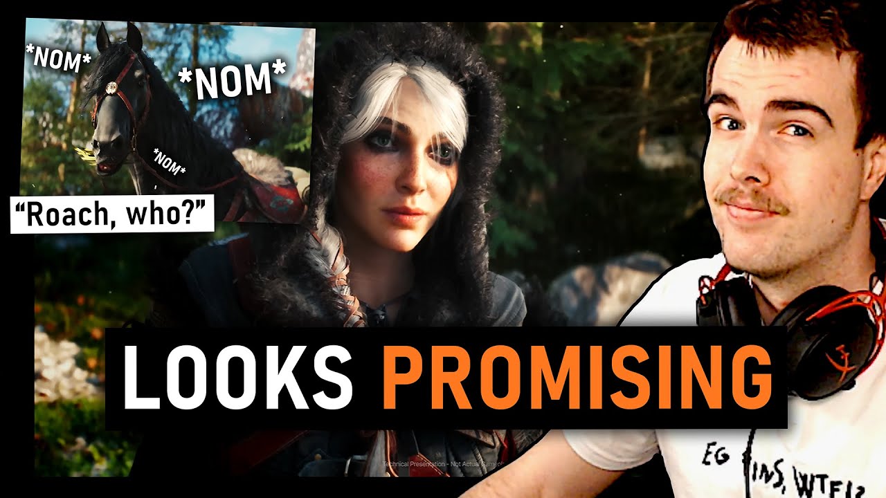This makes me excited to complete Witcher 3! | fr3nctaco REACTS Witcher UE5 Tech Demo and Cinematic