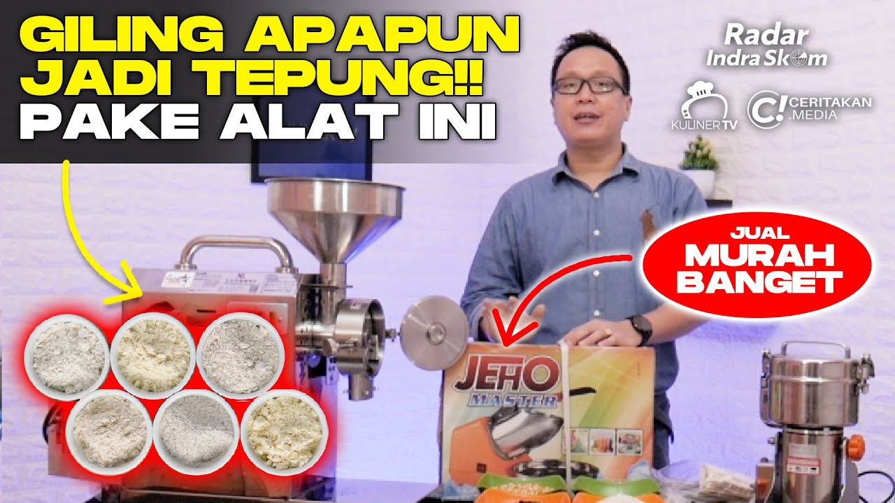 Alat Mesin Untuk Membuat Tepung Serbaguna All In One - Disk Mill SY-1200