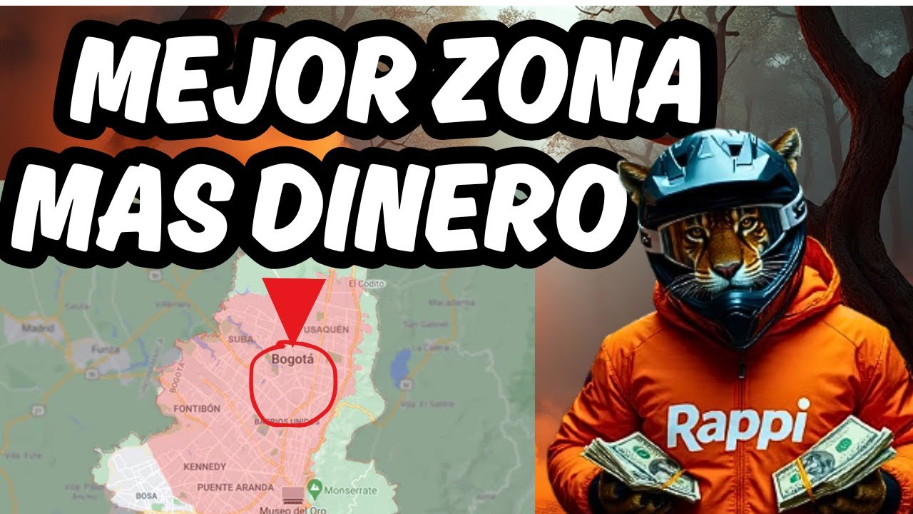 Cómo elegir la mejor zona para ganar más dinero Trabajando en Rappi