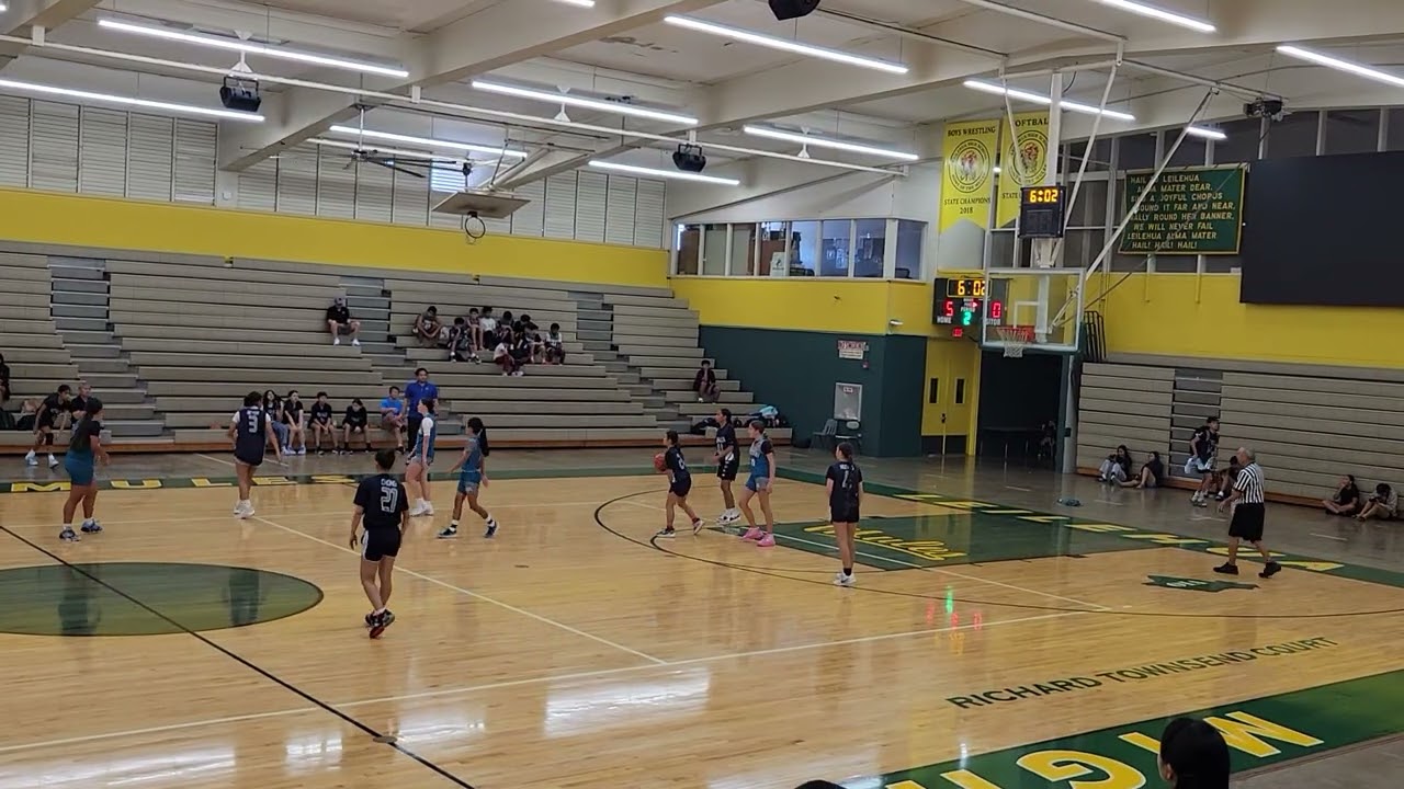 Moanalua Middle School Girls Basketball vs Mililani 2026 01 31 1H