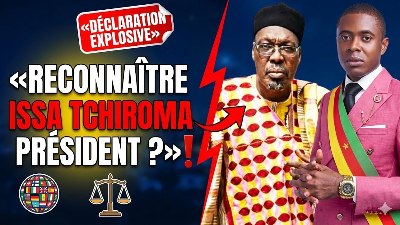 Choc politique : Joseph Espoir Biyong demande à la communauté internationale de reconnaître Tchiroma