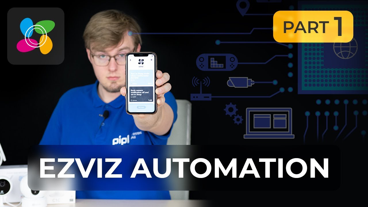 AUTOMATION FOR EZVIZ C1C, C3WN, C6CN: Email Alerts, Google Assistant, Geolocation Tracking via IFTTT