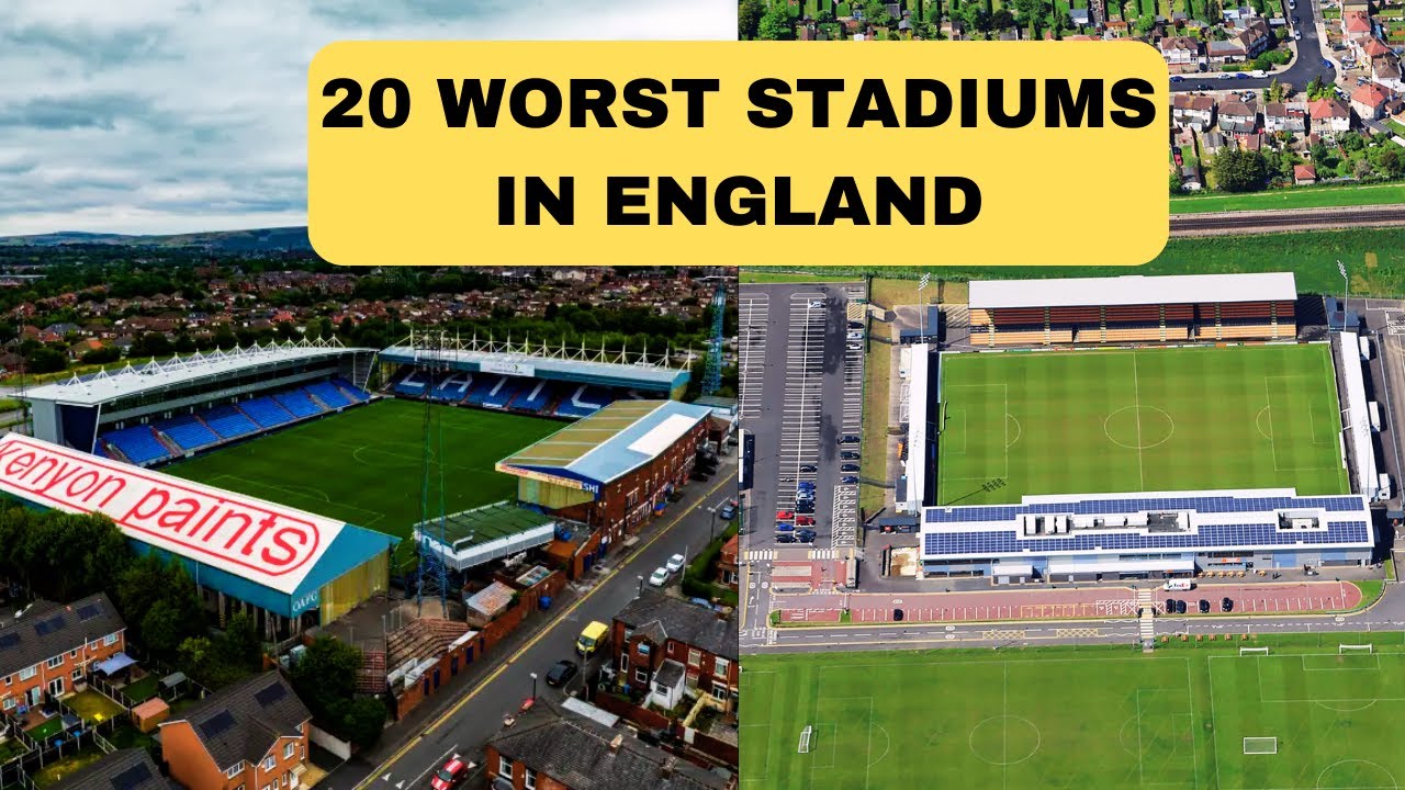 20 Most Underdeveloped Football Stadiums in the UK in 2024 (Number 15 Will Shock You)!