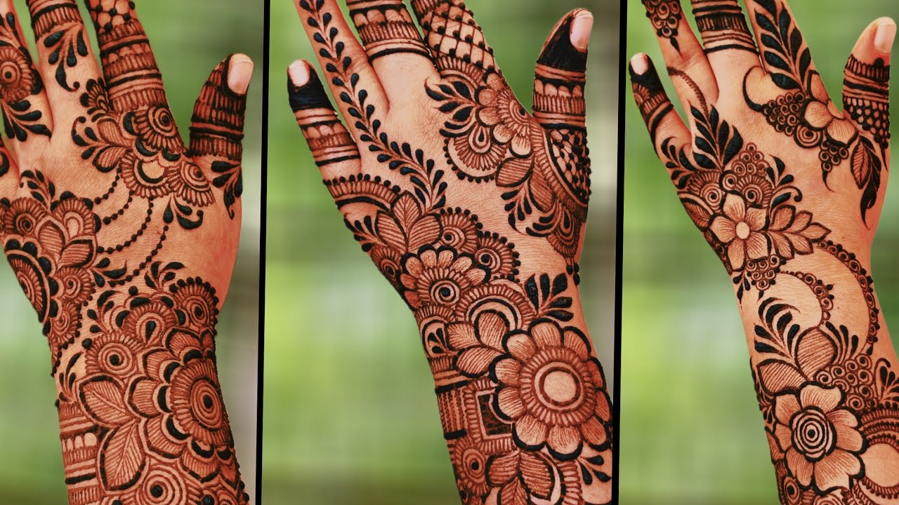 New Mehndi Design 2025 | Latest top mehndi design simple| Back hand Mehndi Designs | Easy Designs