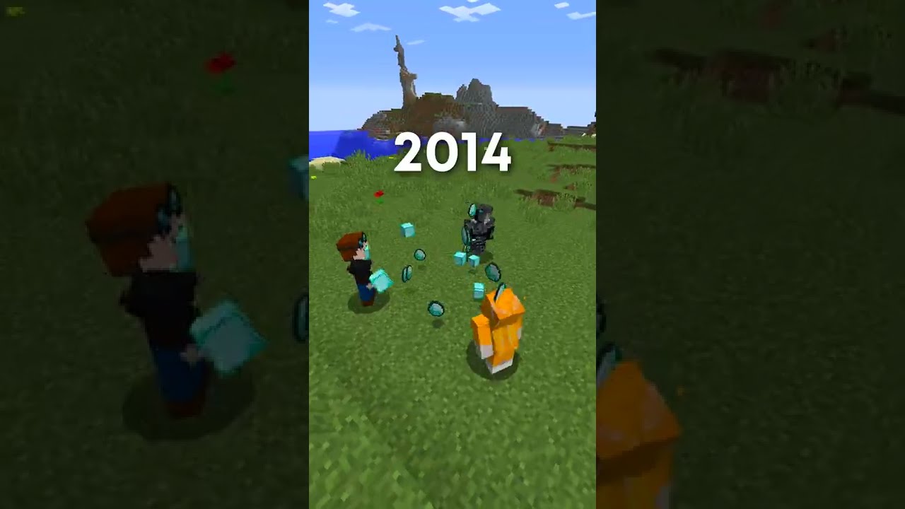 NEW vs OLD Minecraft... 🥺 (Nostalgia)