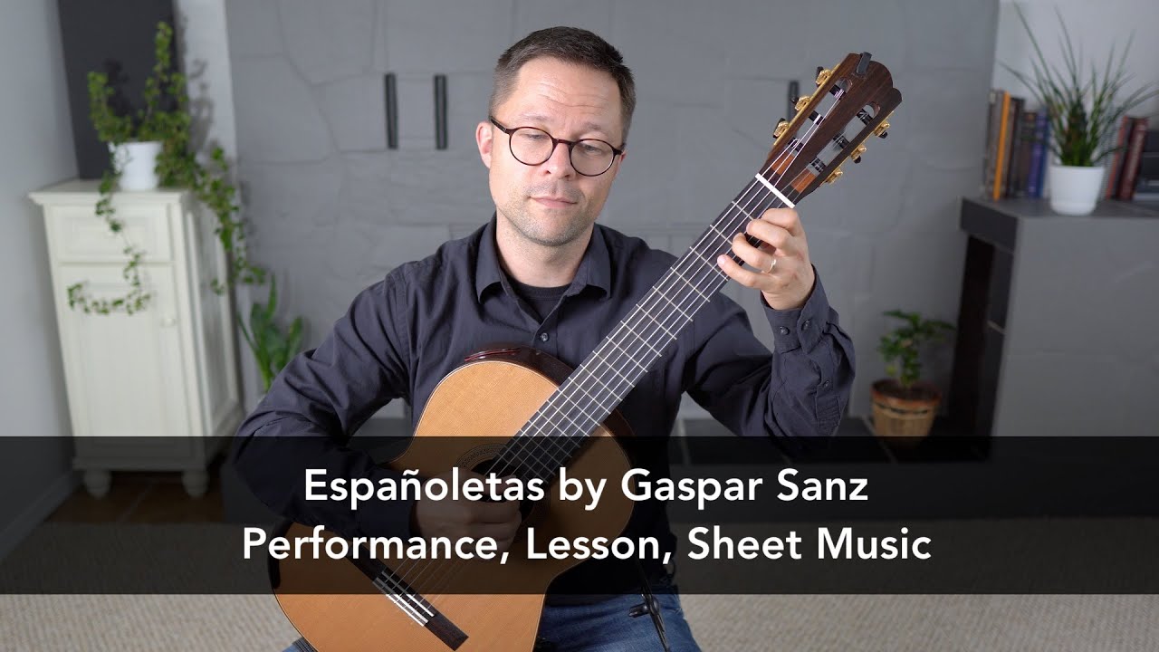 «Espanoletas» Санса и урок для классической гитары