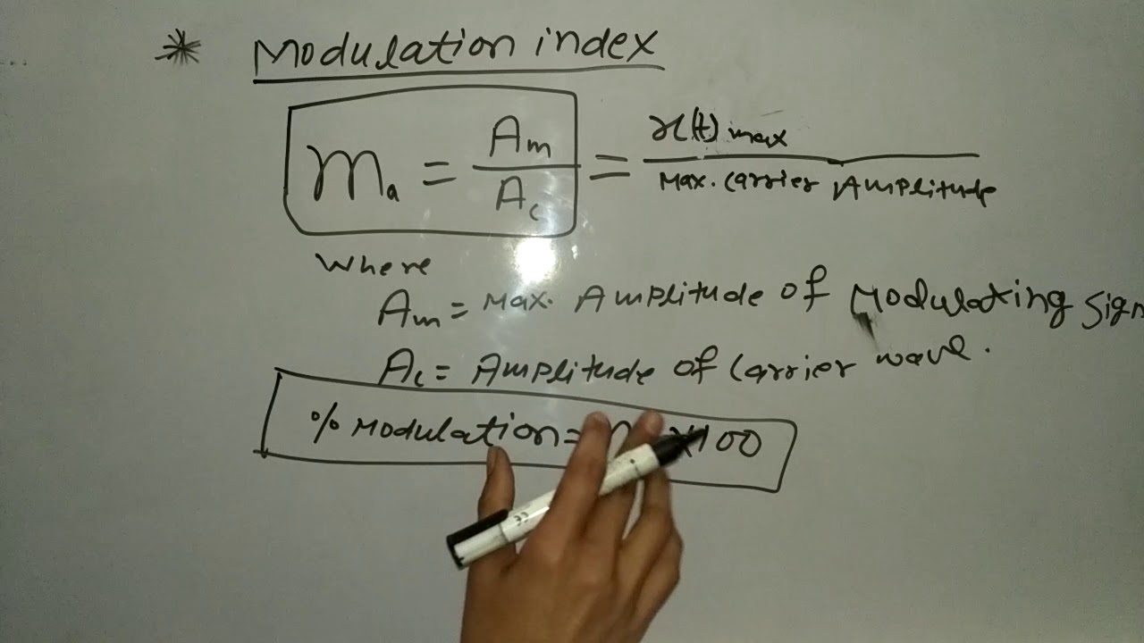 modulation index in hindi | communication system |b-tech