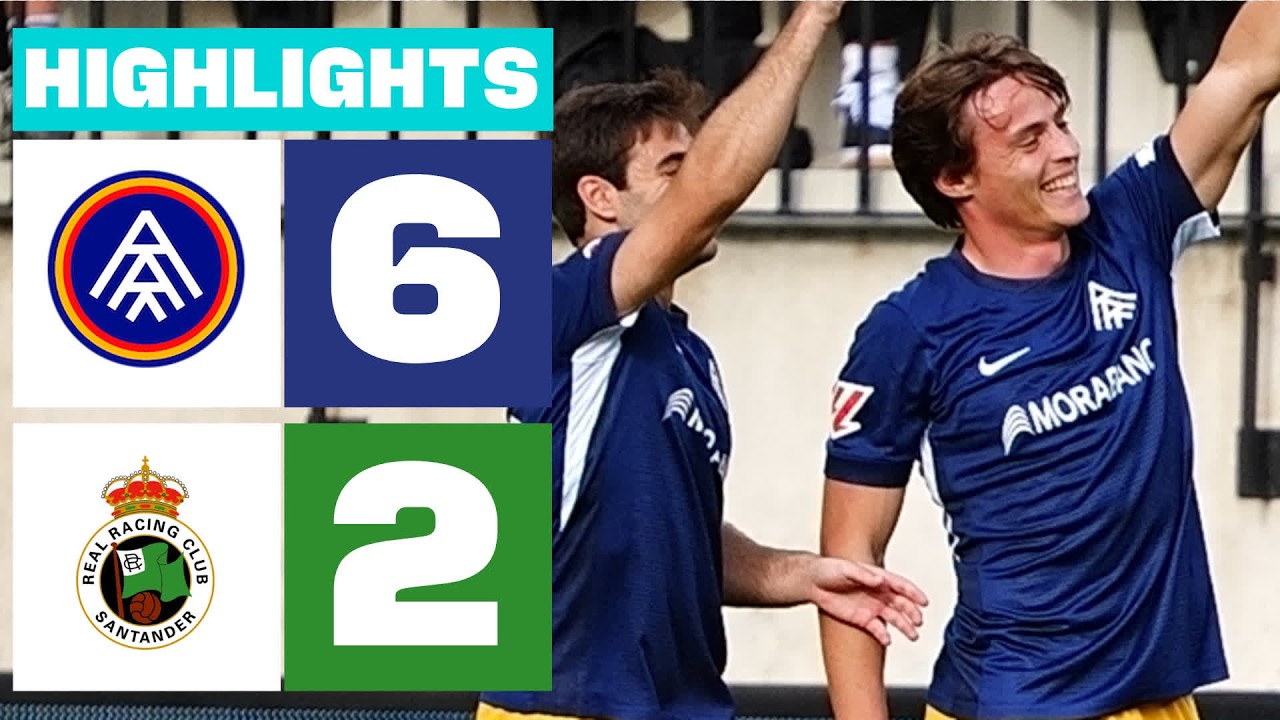 FC ANDORRA 6 - 2 R. RACING CLUB | RESUMEN LALIGA HYPERMOTION