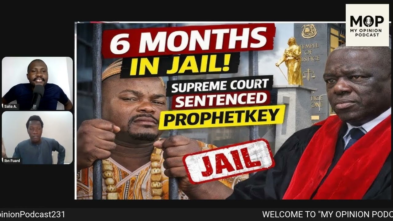 SALIA A. WEIGHS IN ON PROPHETKEY 6 M0NTHS JAIL SENTENCE