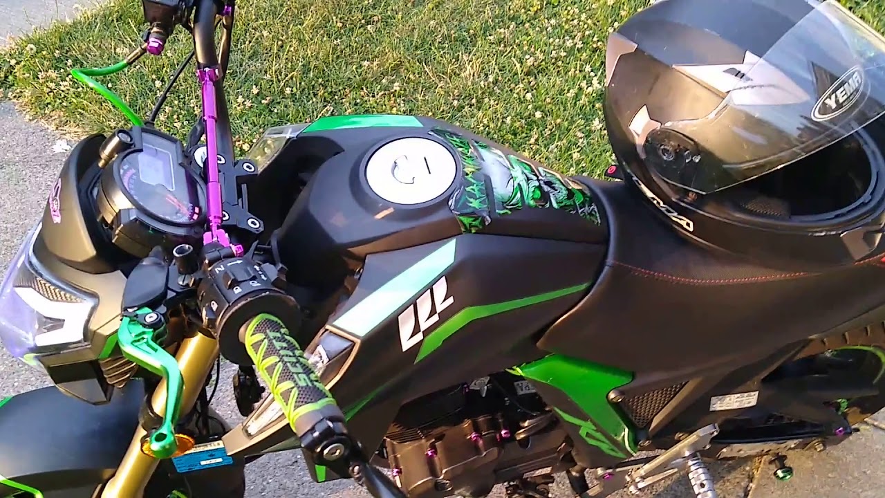 Lifan KP Mini 210cc grom killer new chain , sprocket change