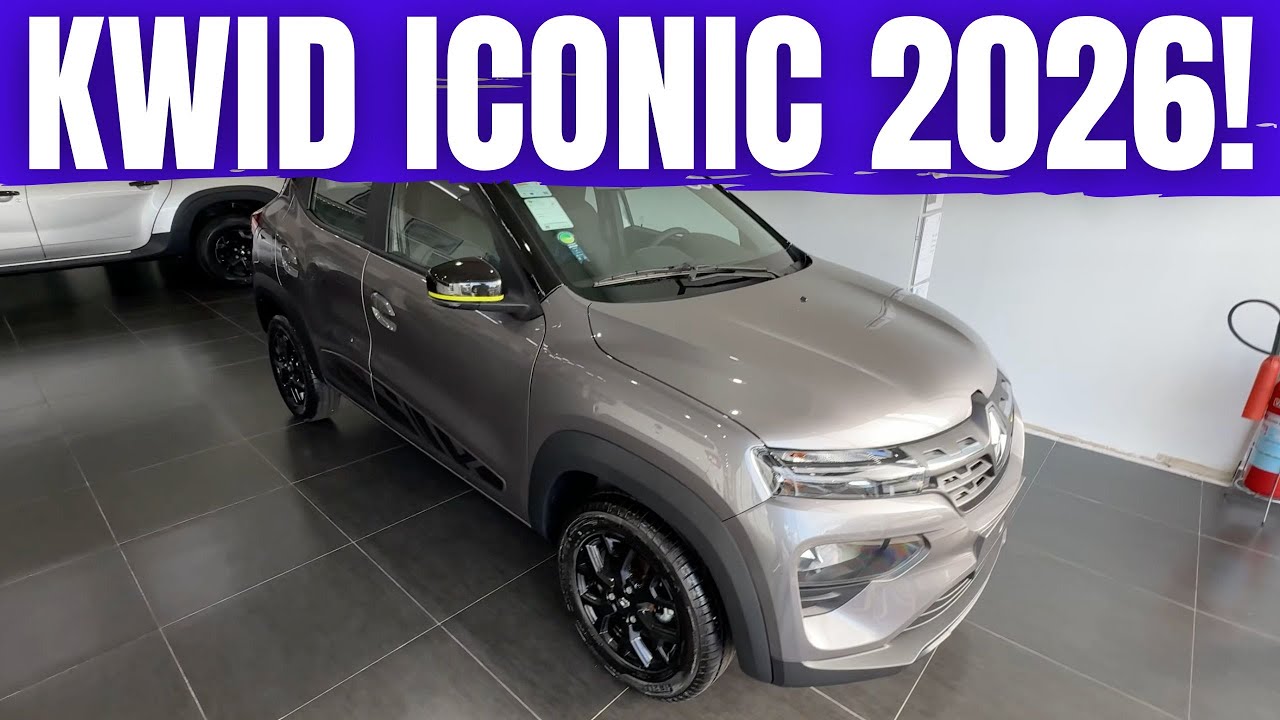 AVALIAÇÃO COMPLETA RENAULT KWID ICONIC 2026! VALE A PENA COMPRAR ESSA VERSÃO TOPO DE LINHA?