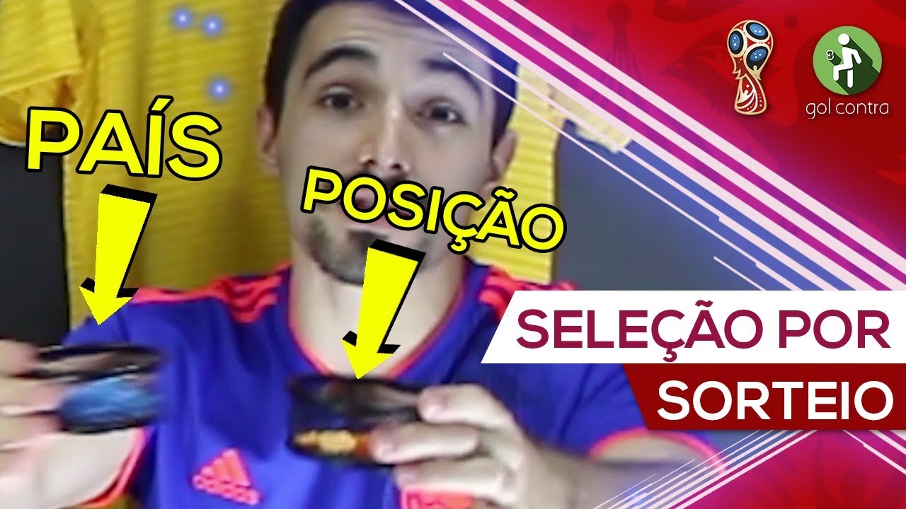 DESAFIO DE SELEÇÃO: SORTEANDO PAÍS E POSIÇÃO