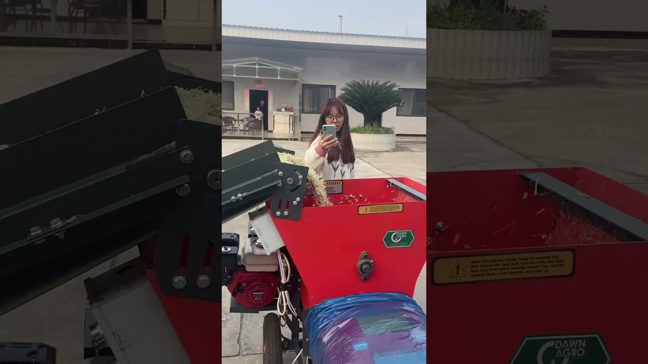 Silage Packing Machine & Chaff Cutter, use in combination. #dawnagro  #machinery  #silagepacking