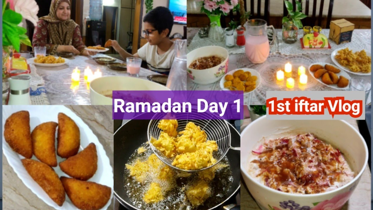 🌙1st Iftar Vlog 2023❗Ramadan Routine vlog | Easy Dahi Pakoriya|Crispy Lachha Pakora Ramadan Special