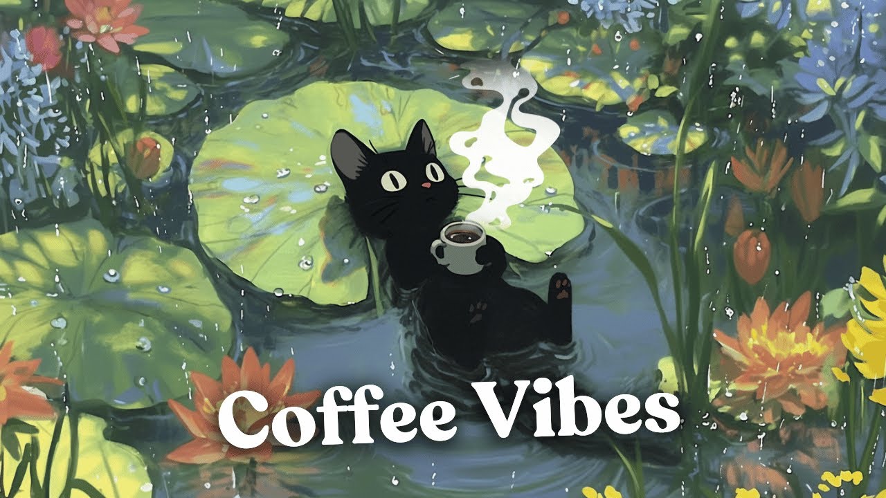Coffee Vibes Jazzy HipHop in the Rain ☂️ Retro Lo-fi for Perfect Chill Mood