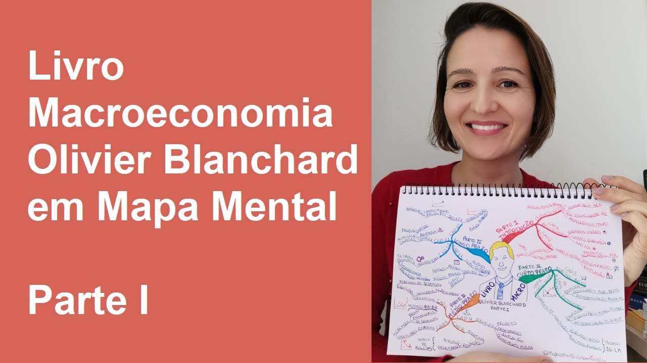Livro Macroeconomia, Olivier Blanchard, em Mapa Mental - Parte I