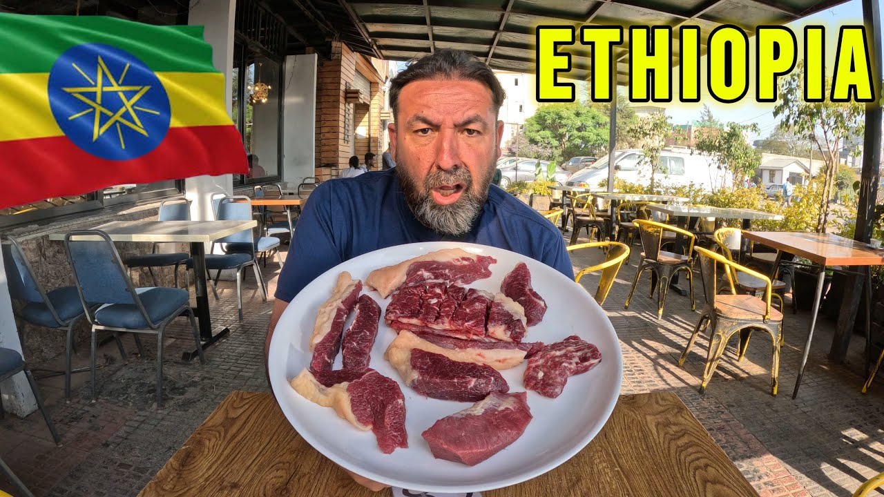 We Ate RAW MEAT in Addis Ababa, Ethiopia 🇪🇹 