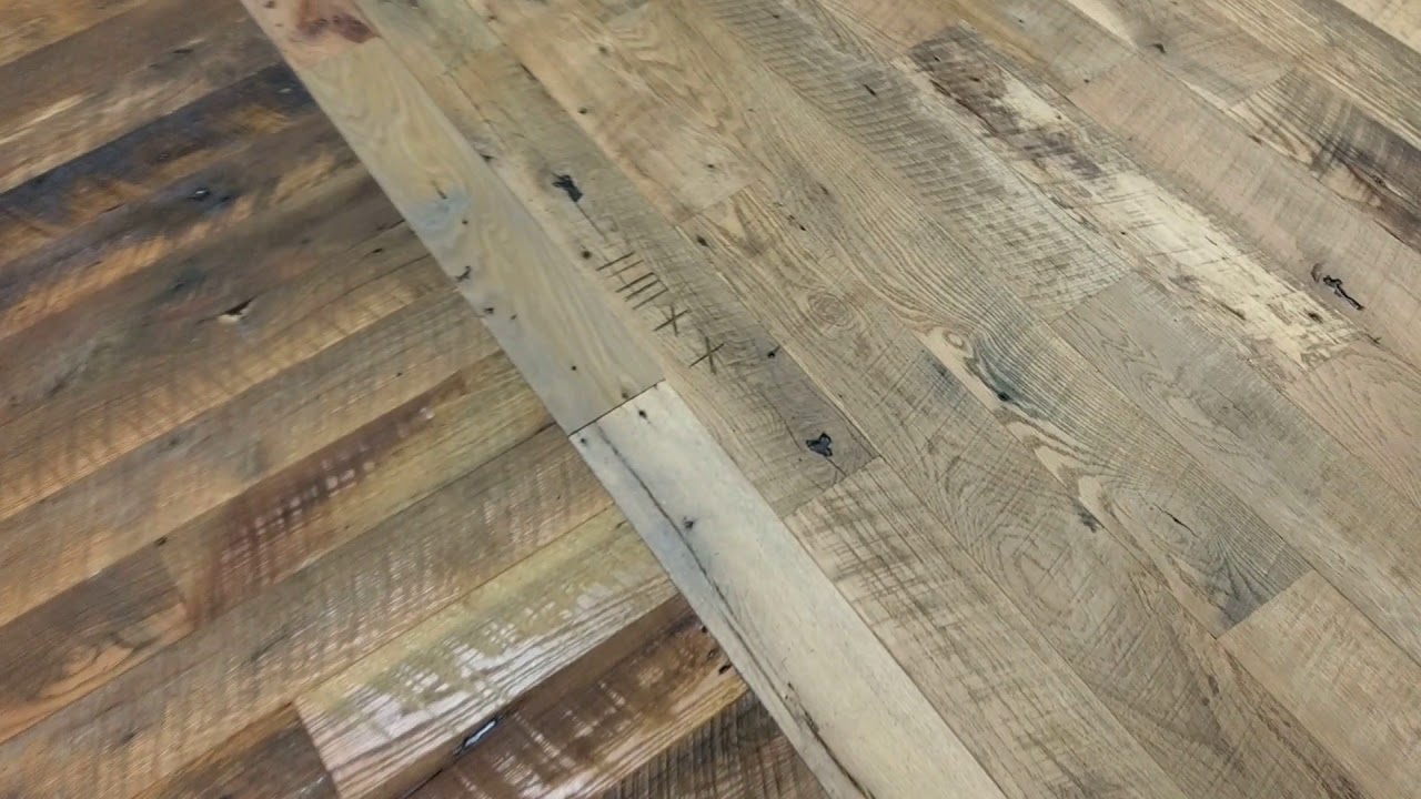 Reclaimed Oak hardwood flooring