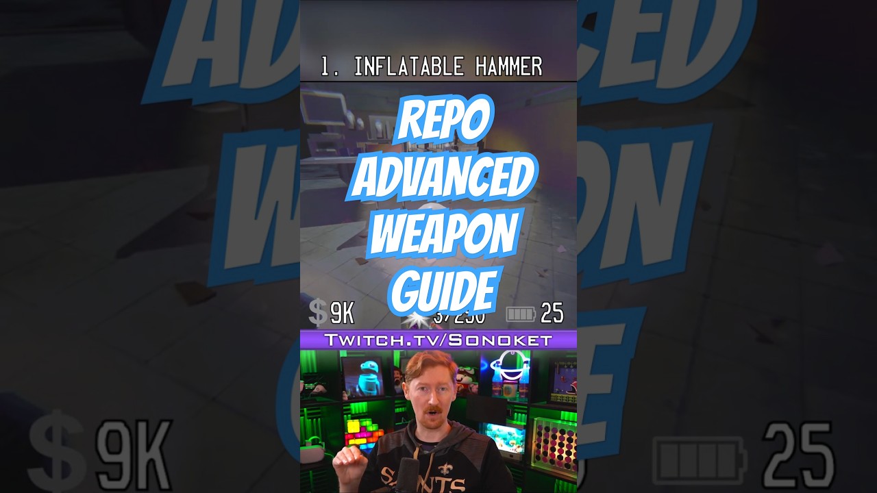 REPO ADVANCED WEAPON GUIDE | #repo #gaming #gameguide