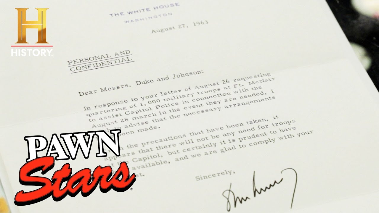 HISTORIC $$$ DEAL for JFK Signed Letter (Season 10) | Pawn Stars