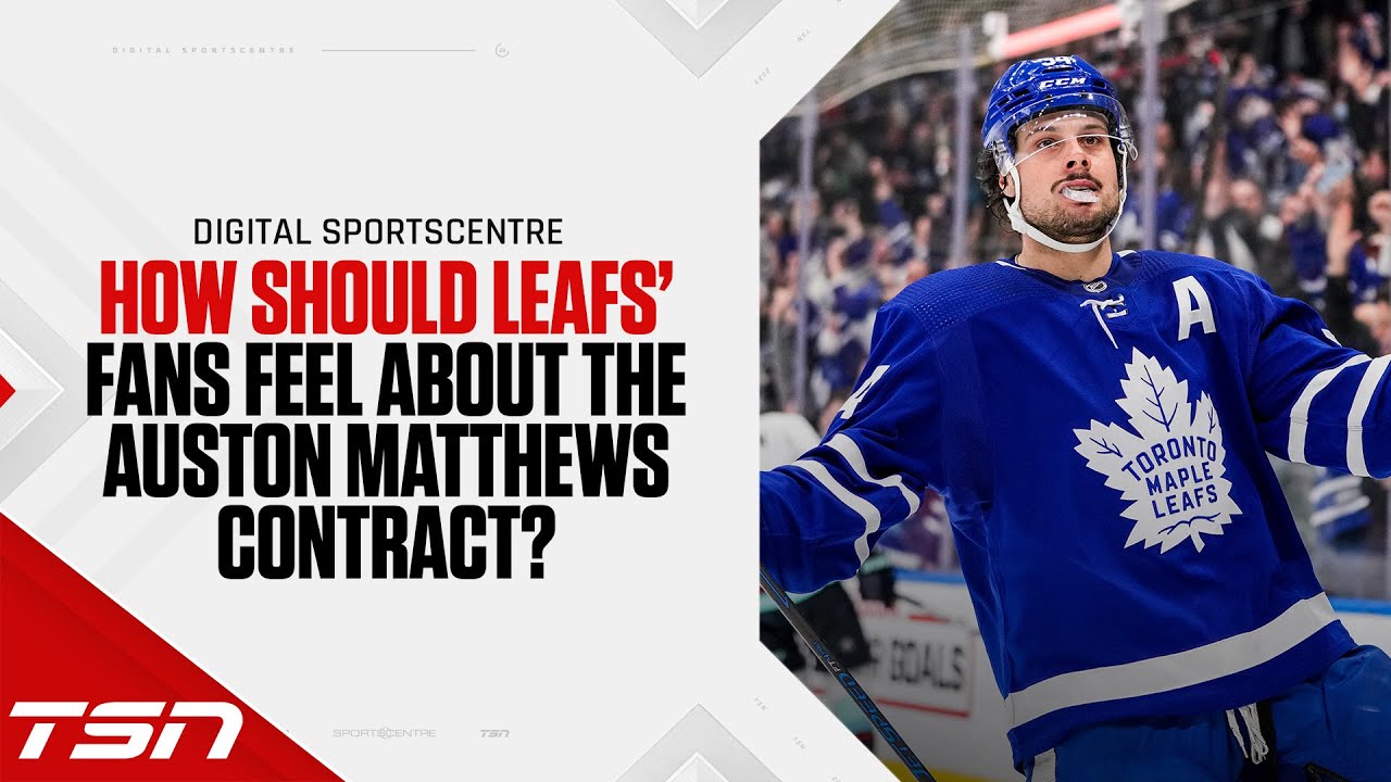 Auston Matthews signs massive extension! | Digital SportsCentre