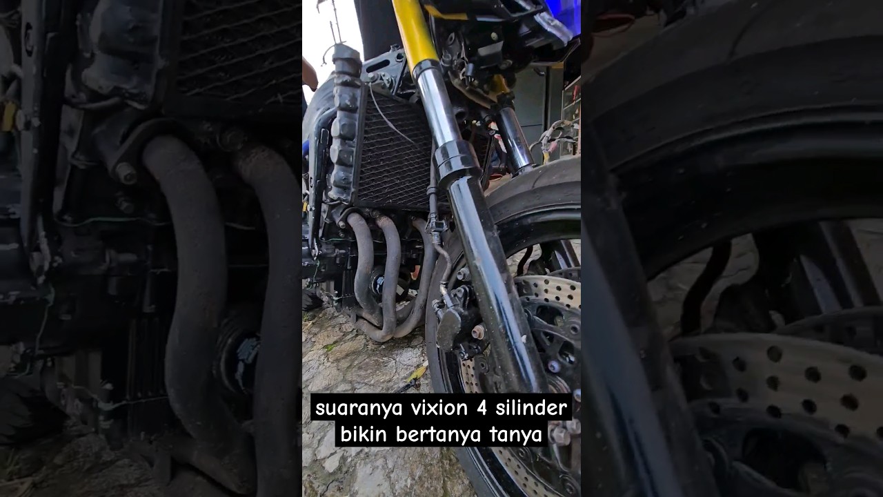tes vixion 4 silinder suaranya bikin penasaran