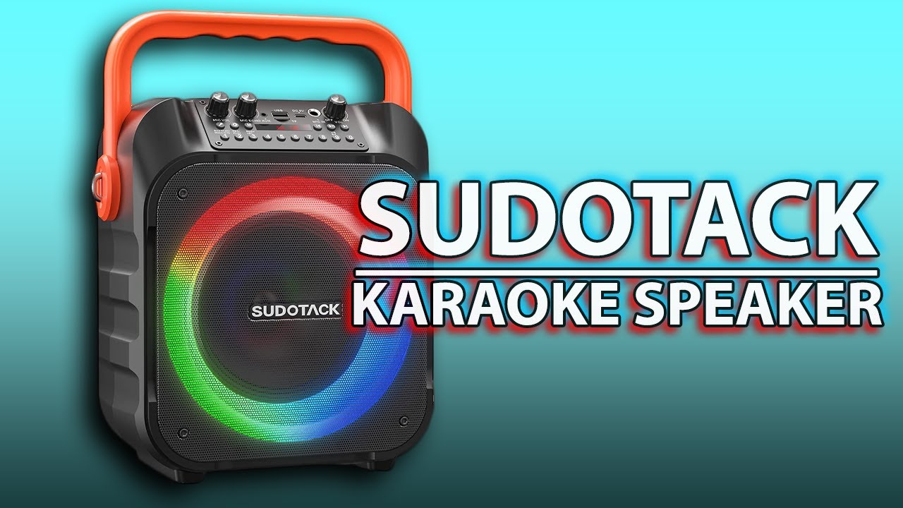 Lightweight Karaoke Speaker | SUDOTACK SP-70 Karaoke Speaker Review