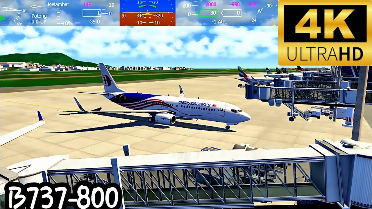 🇲🇾✈️ Malaysia Airlines B737-800 Flight Kuala Lumpur ke Penang | Aerofly FS Global