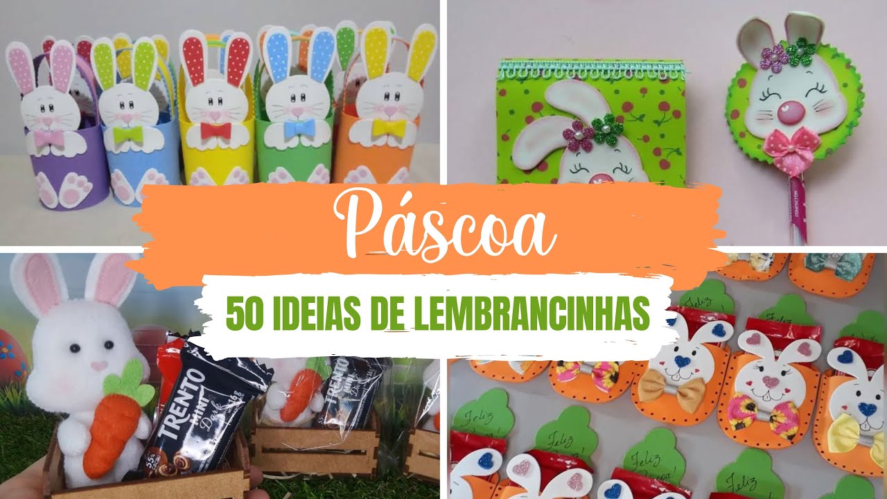 50 Ideias de lembrancinhas para Páscoa