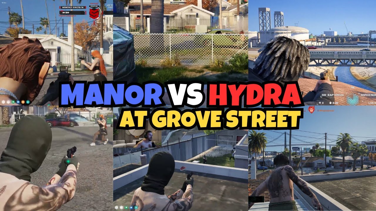 MANOR VS HYDRA AT GROVE SAC After Gigi Smokes Vee At Moseleys | NOPIXEL 4.0 GTA RP