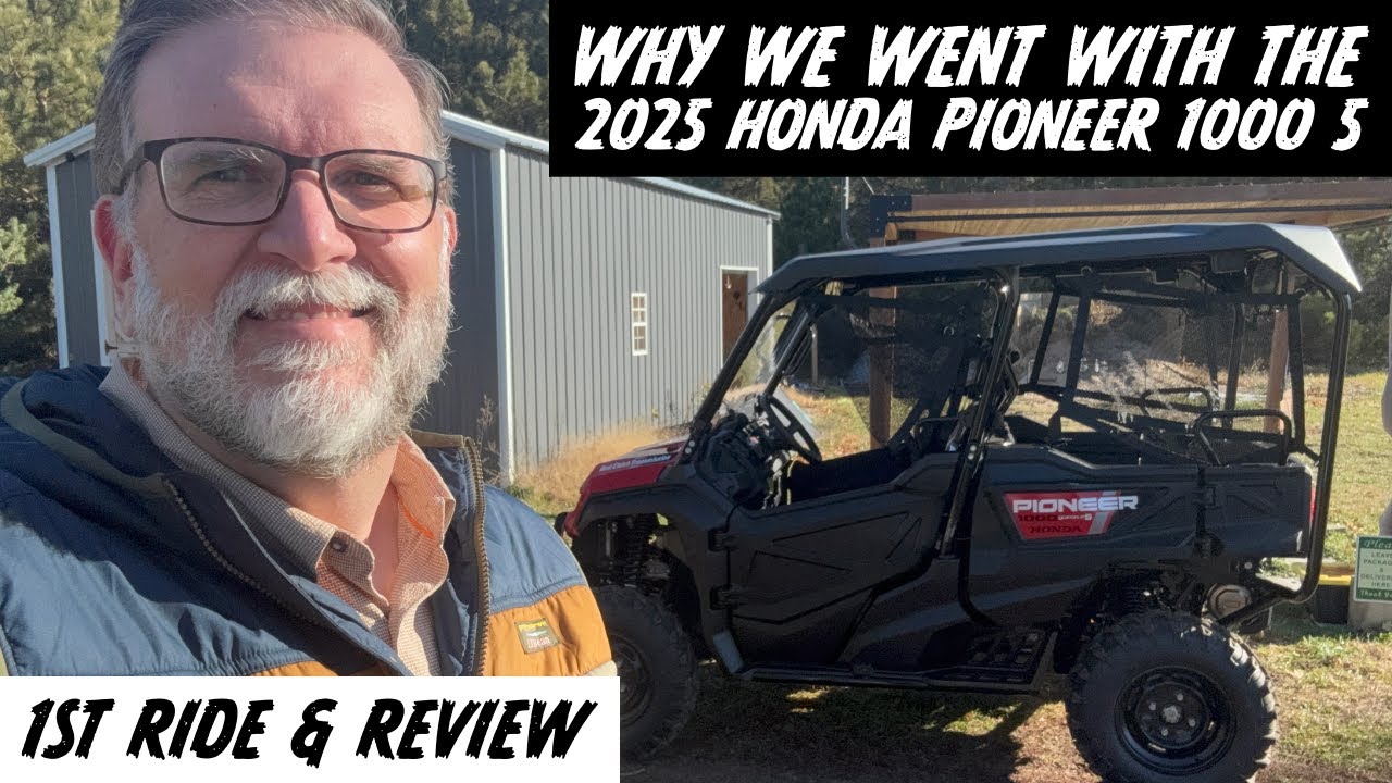Honda Pioneer 1000-5 2025 года: первая поездка, обзор и почему мы выбрали заводские обновления (в...