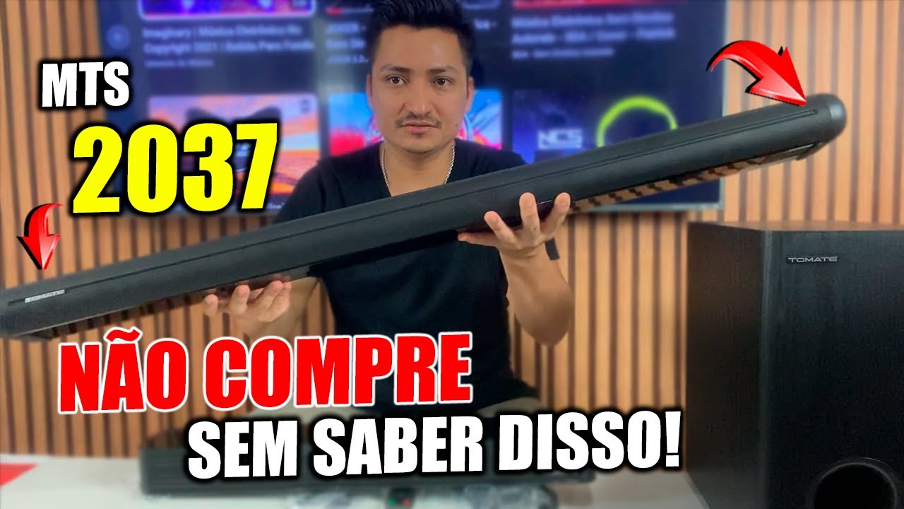 ATENÇÃO! Soundbar MTS 2037 da TOMATE É BOA? VALE A PENA COMPRAR A SOUNDBAR MTS-2037 DA TOMATE?