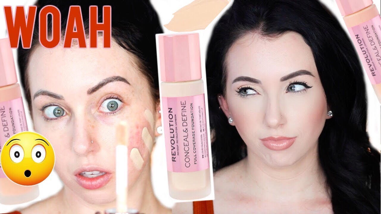 New! MAKEUP REVOLUTION FOUNDATION {First Impression Review & Demo!} Dry Skin 10 HR Wear Test