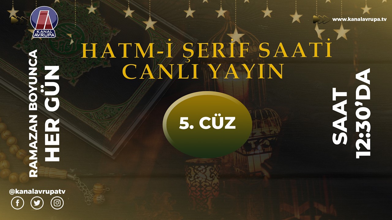 HATM-İ ŞERİF - 5. CÜZ | Kanal Avrupa