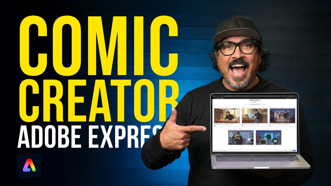 Adobe Express Comic Creator: Create Stunning AI Comics in Minutes &mdash; No Art Skills Needed