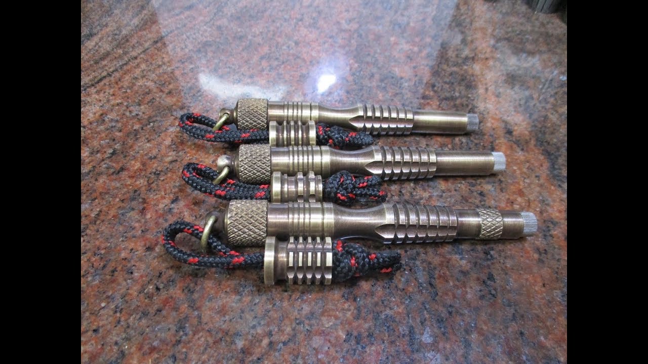 Machining EDC Pens (Full Brass Edition)