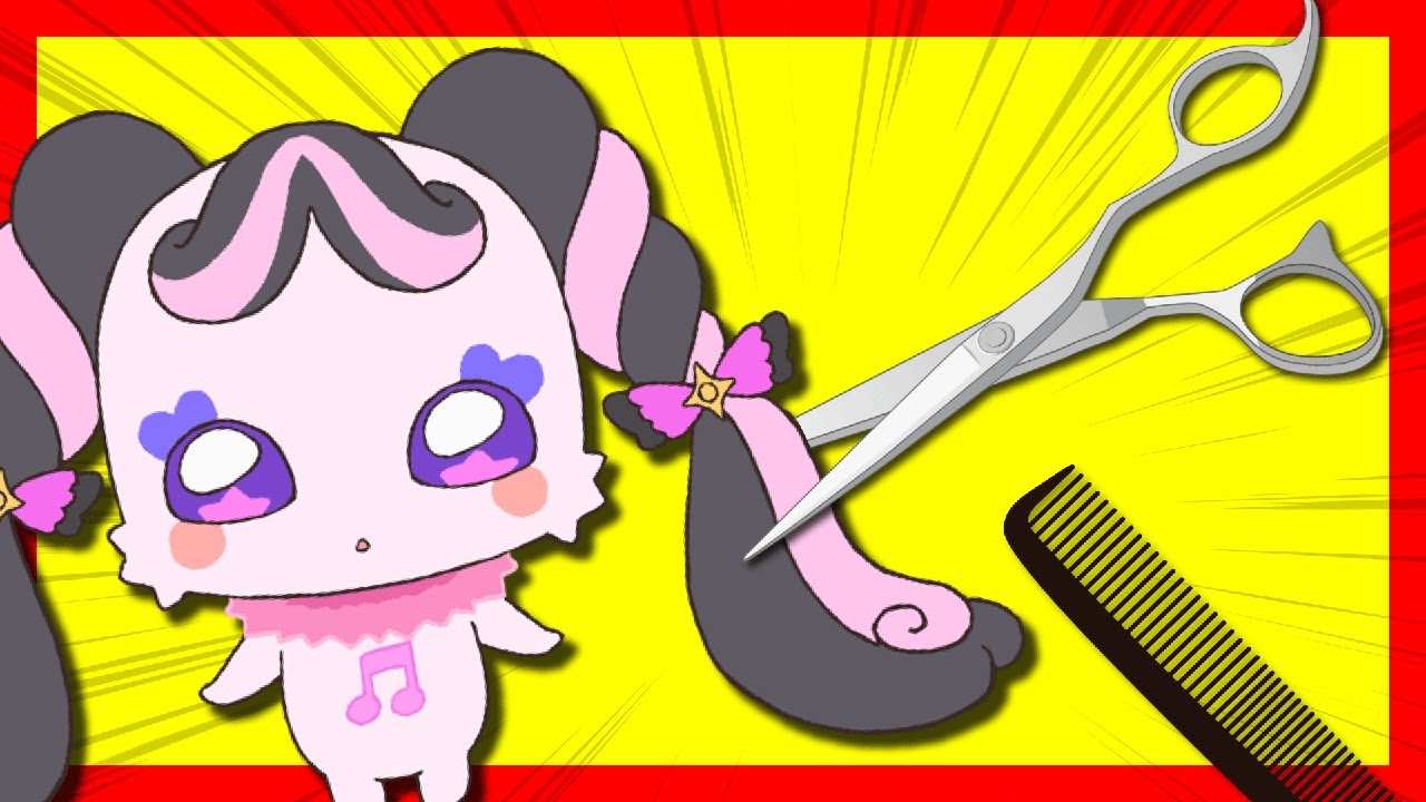 メロロン髪が伸びちゃった！？上手にカット✂️できるかな？【キミとアイドルプリキュア】【はんちゃんラボTV】
