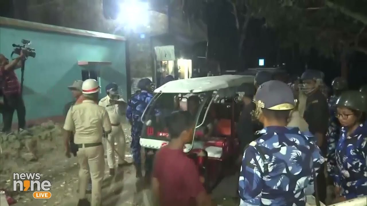 BJP President Detained During Protest for Shahjahan Sheikh's Arrest in Sandeshkhali | News9