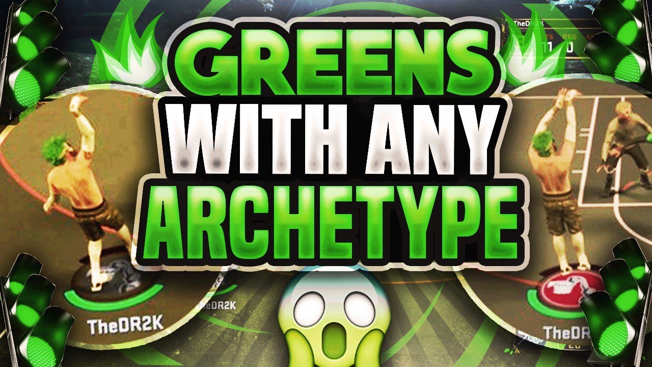 SHOOT GREENS WITH ANY ARCHETYPE!! SLASHER WITH LIMITLESS RANGE!! NBA2K17 MYPARK