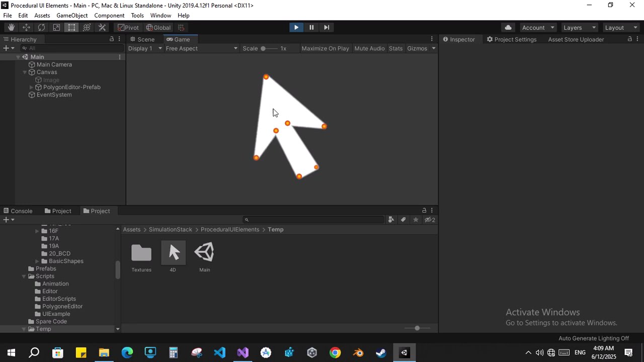 UI Element - 4D