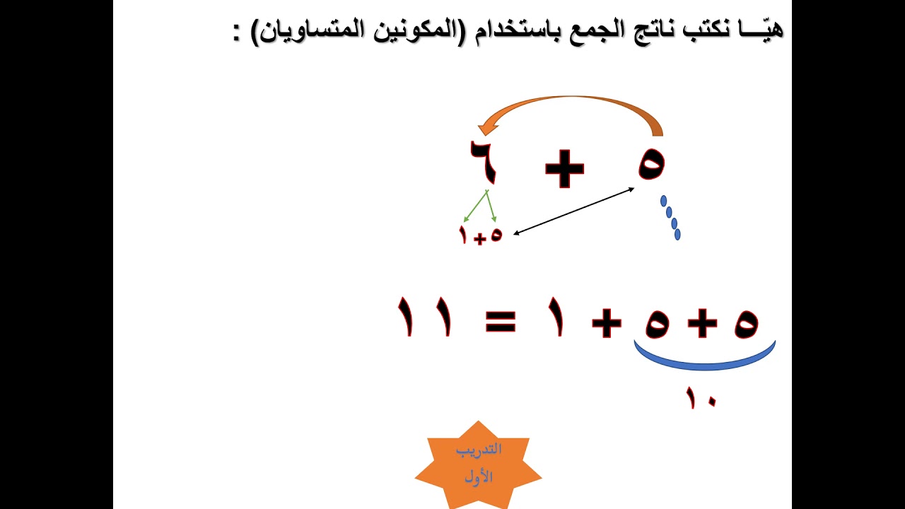الجمع ضمن 18 اولا