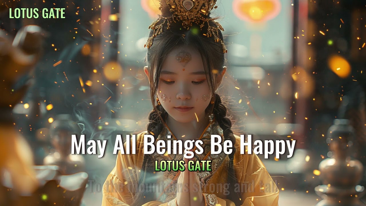 May All Beings Be Happy | Lotus Gate – Healing Mantra Music for Peace & Calm